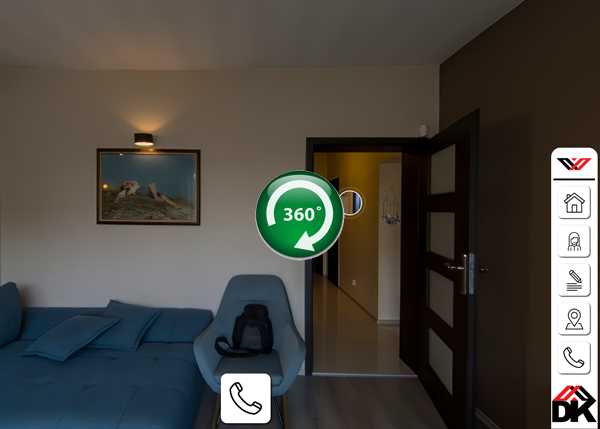 Интерактивна панорамна разходка на апартамент в Русе